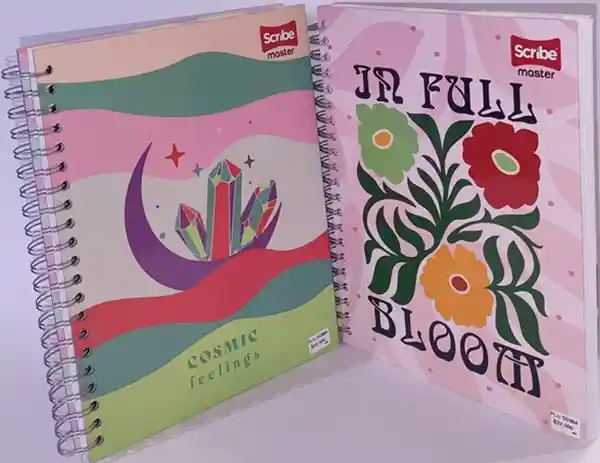 Cuaderno Argollado Durabook 105-7-2 Femenino Master Scribe