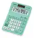 Calculadora Casio Original Mx-12b De Escritorio 12 Digitos Turquesa