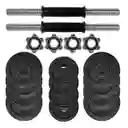Kit De Mancuernas 15 Kilos Sport