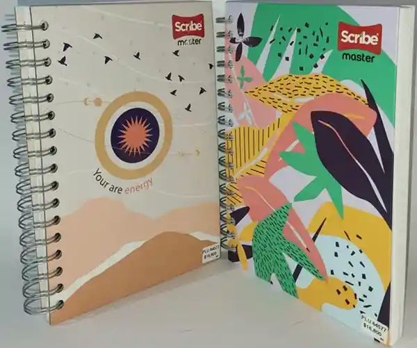 Cuaderno Argollado Durabook 95-7-2 Femenino Scribe