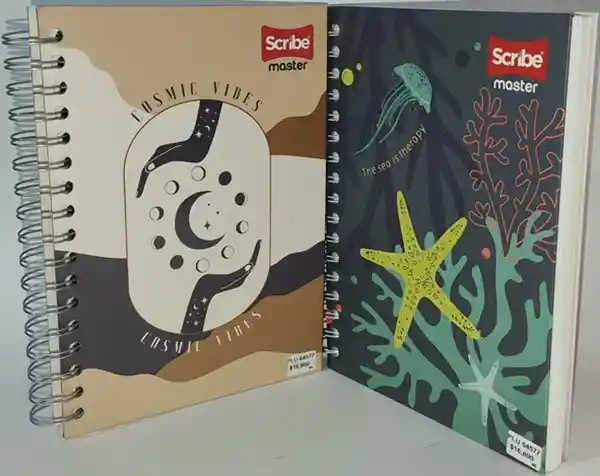 Cuaderno Argollado Durabook 95-7-2 Femenino Scribe