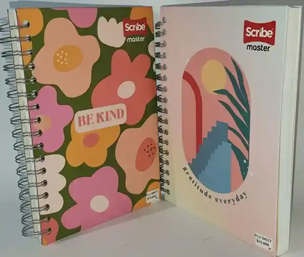 Cuaderno Argollado Durabook 95-7-2 Femenino Scribe