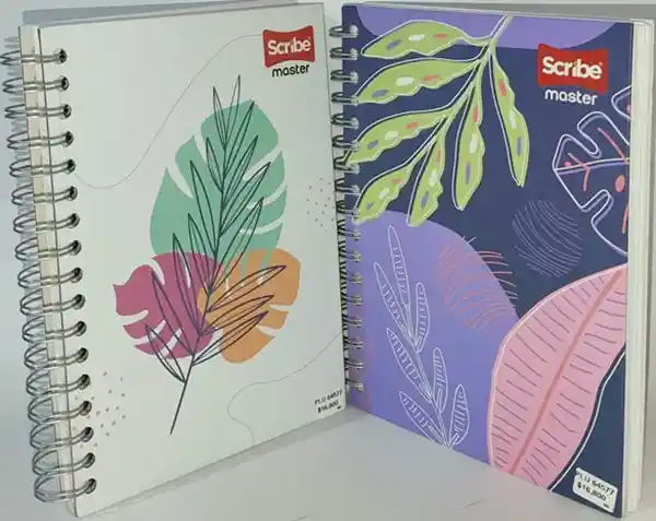 Cuaderno Argollado Durabook 95-7-2 Femenino Scribe