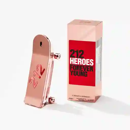 Perfume 212 Heroes Para Mujer De Carolina Herrera 80ml Eau De Parfum
