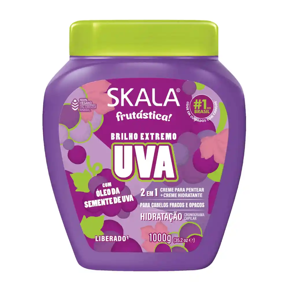 Crema De Peinar Frutastica Uva Skala