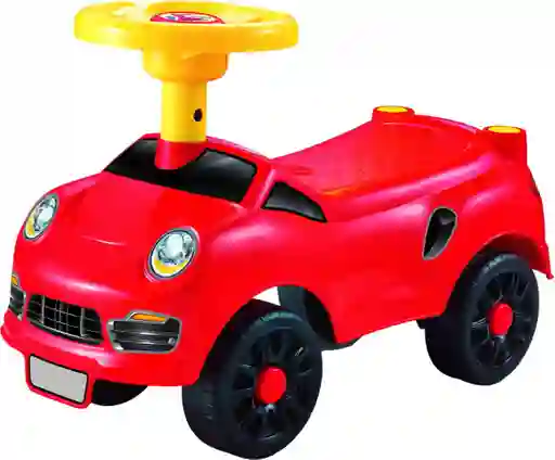 Carro Montable Sin Espaldar Rojo Para Niños