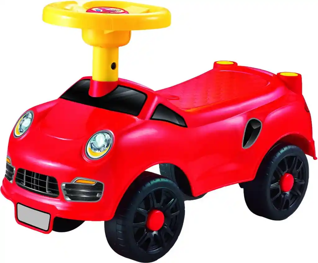 Carro Montable Sin Espaldar Rojo Para Niños