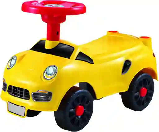 Carro Montable Sin Espaldar Amarillo Para Niños