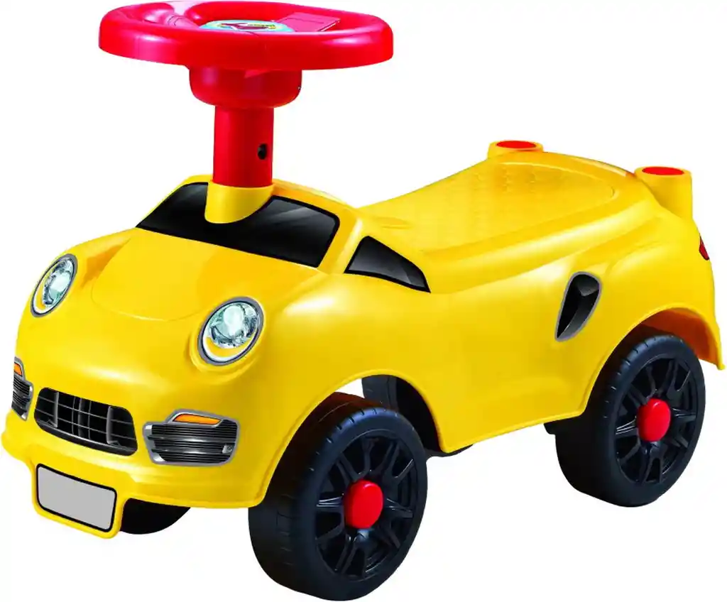 Carro Montable Sin Espaldar Amarillo Para Niños