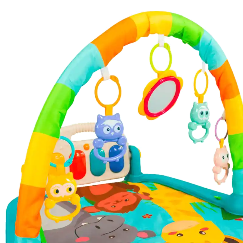 Juguete Gimnasio Para Bebes Con Tapete Y Piano