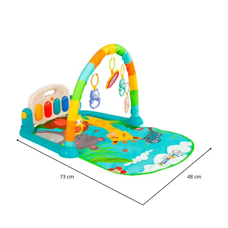 Juguete Gimnasio Para Bebes Con Tapete Y Piano