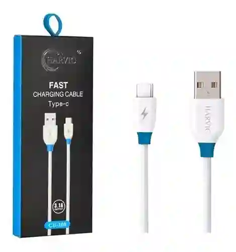 Cable Cargador Harvic De 1 Metro Salida Tipo C 3.1a
