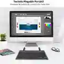 Teclado Bluetooth Plegable Portátil Recargable Soporte S1005