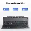 Teclado Bluetooth Plegable Portátil Recargable Soporte S1005