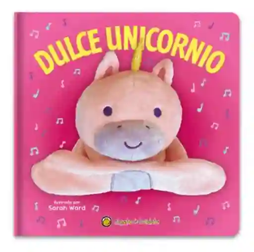Libro Sensorial Dulce Unicornio Con Títere Para Niños