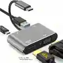 Adaptador Tipo C A Vga, Hdmi, Usb Y Tipo C