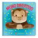 Libro Sensorial Cuento Mono Con Títere Para Niños