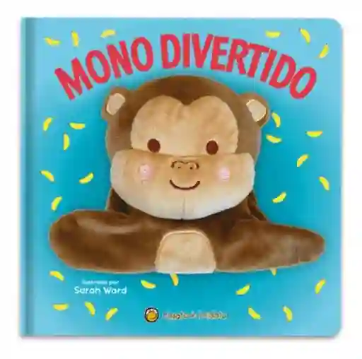 Libro Sensorial Cuento Mono Con Títere Para Niños