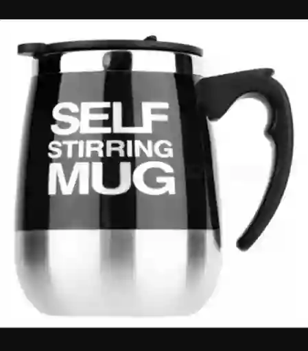 Vaso Taza Pocillo Mezclador Elèctrico Mug Cafe 400ml Negro