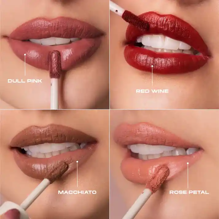 Labial Velvet Líquido Atenea Tono Macchiato