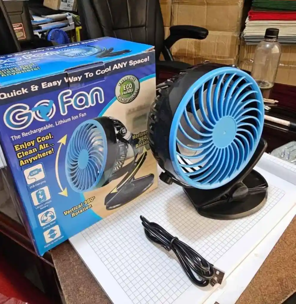 Mini Ventilador Inalambrìco Usb Recargable 360ª Click