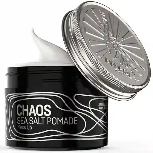 Cera Para Cabello Exclusiva De Sal Marina Y Aspecto Seco Natural Mate Immortal Nyc Chaos Sea Salt Pomade Mess Up 100g