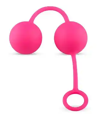 Bolas Kegel Rosadas En Silicona Para Ejercicio Pélvico