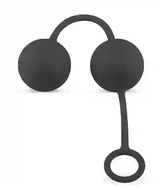 Bolas Kegel Negras En Silicona Para Ejercicio Pélvico