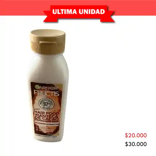 Acondicionador Garnier Fructis Manteca De Cacao