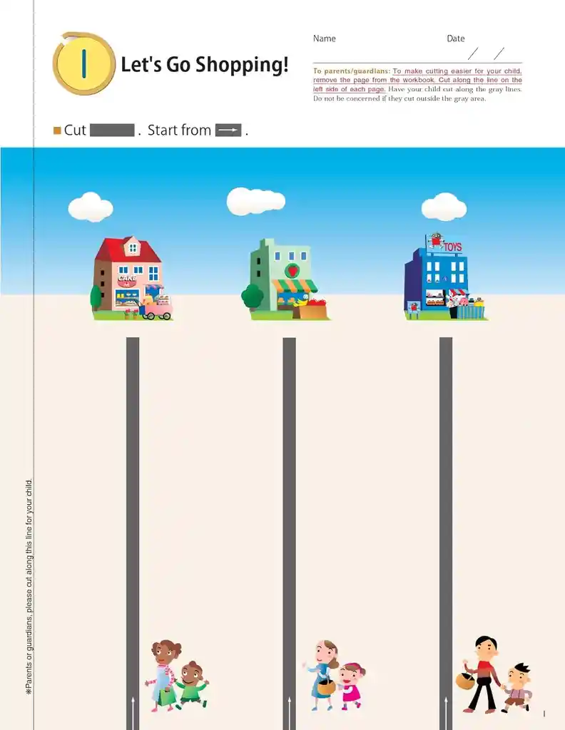 Libro Didáctico Para Cortar Y Desarrollar Destreza Para Niños