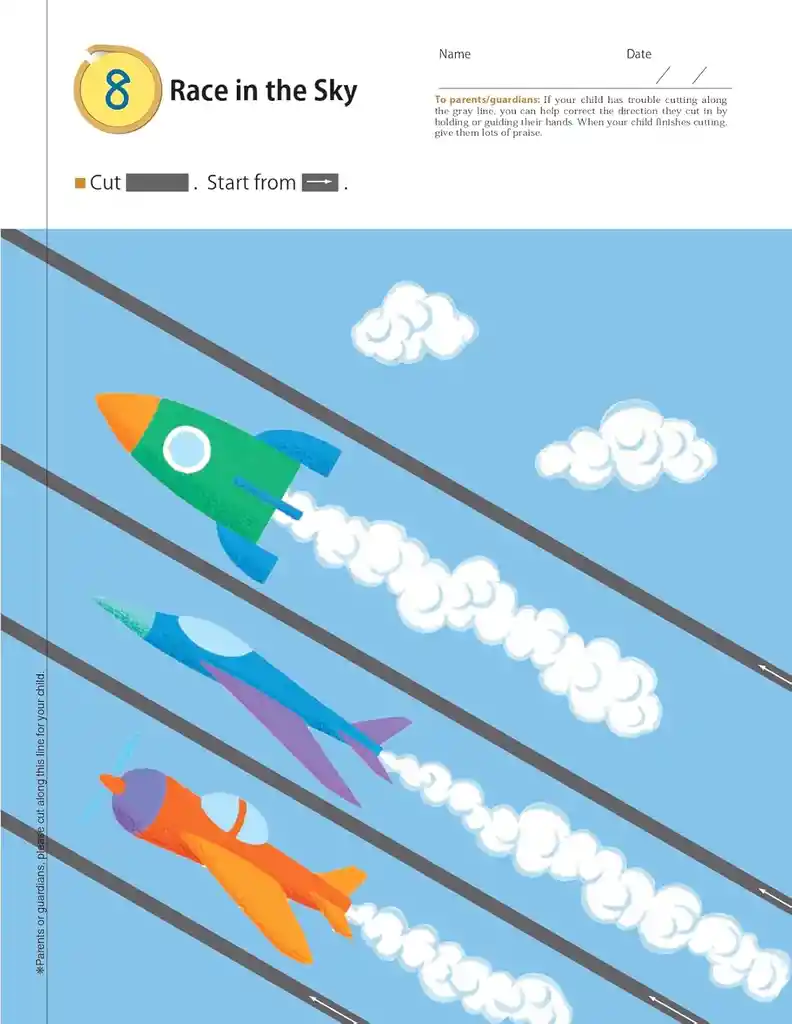 Libro Didáctico Para Cortar Y Desarrollar Destreza Para Niños