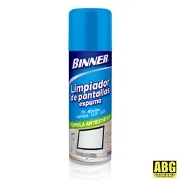 Limpiador De Pantallas En Espuma Binner 240ml (formula Antiestática)
