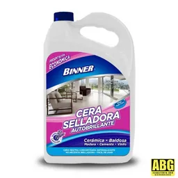 Cera Selladora Auto Brillante Binner 1.9l (pisos Todo Color)
