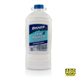 Cera Plástica Emulsionada Antideslizante Binner 2l