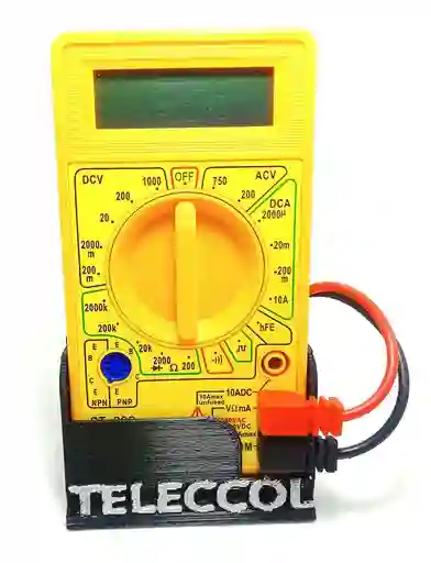 Multímetro Digital Tester Multifuncional + Base Soporte