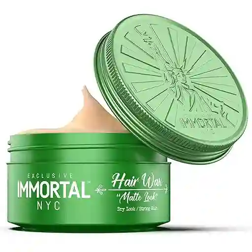 Cera Para Cabello Con Efecto Fijación Fuerte Y Acabado Mate Immortal Nyc Hair Wax "matte Look" 150g