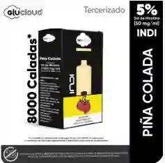 Vapeador Glucloud Piña Colada Indi 8000 Puff A Domicilio