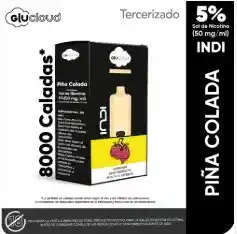 Vapeador Glucloud Piña Colada Indi 8000 Puff A Domicilio