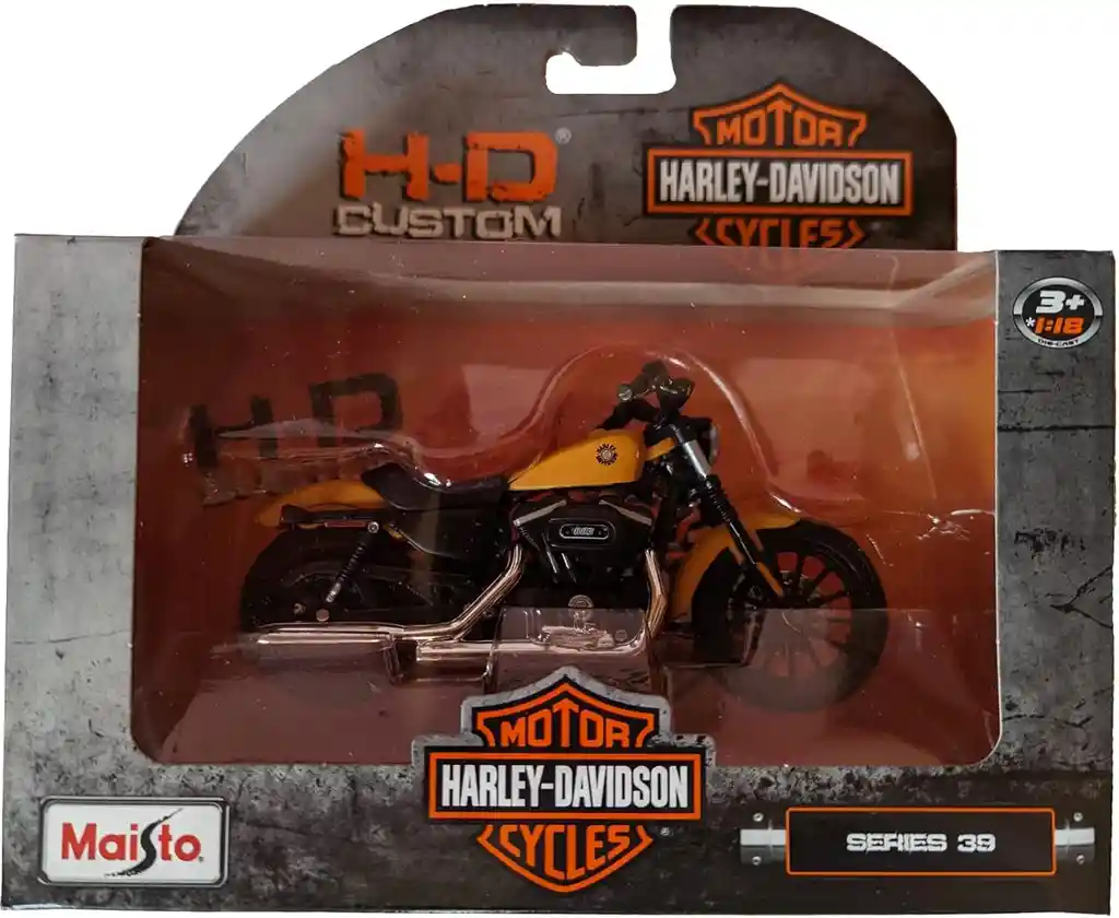 Moto Coleccionable Harley-davidson Custom 1:18 Serie 39