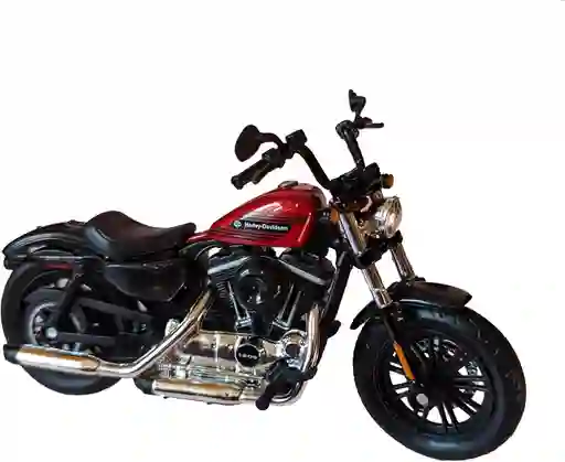 Moto Coleccionable Harley-davidson Roja 1:18 Serie 39