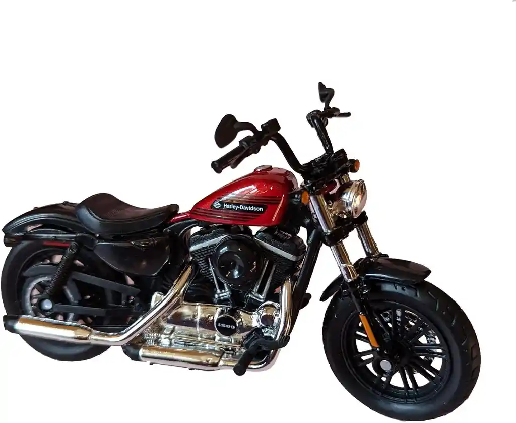 Moto Coleccionable Harley-davidson Roja 1:18 Serie 39