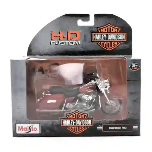 Moto Coleccionable Harley-davidson 1:18 Road King Serie 40