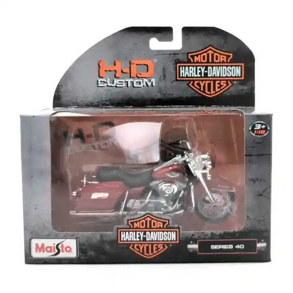 Moto Coleccionable Harley-davidson 1:18 Road King Serie 40