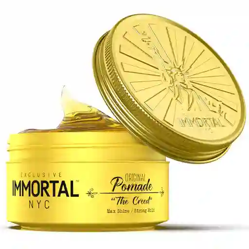 Cera Efecto Fijación Fuerte Todo Tipo De Cabello Immortal Nyc Original Pomade "the Creed" 150g