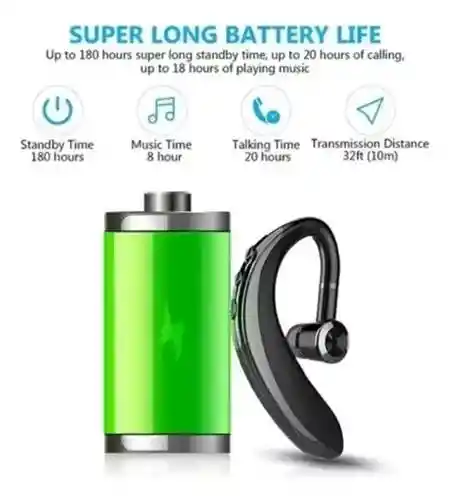Tranyoo M12 Wireless Headset Bluetooth 5.0 Negro M12