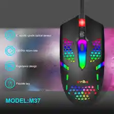 Mouse Raton Glowing M-37 Gamer