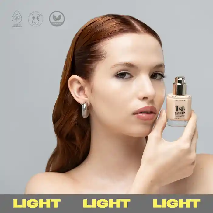Tinta De Maquillaje Atenea Serum Tinted Tono Light