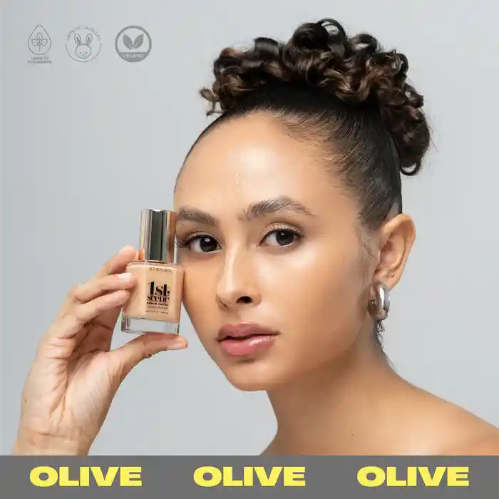 Tinta De Maquillaje Atenea Serum Tinted Tono Olive