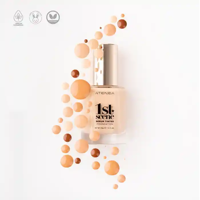 Tinta De Maquillaje Atenea Serum Tinted Tono Temple