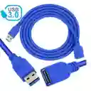 Cable Extensor Usb 3.0 Macho / Hembra De 1,5 Metros, Azul